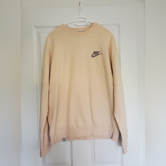 Nike Other - Nike 2 pieces SET  Sweater & Jogger Set As Pack Men's Coconut Cream,